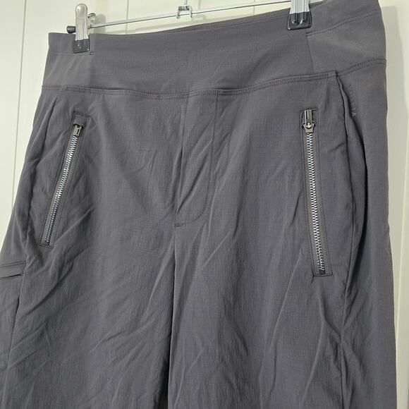Athleta Gray Stretch Jogger Pants Athleisure Pockets Lounge Size 4 - Picture 5 of 8
